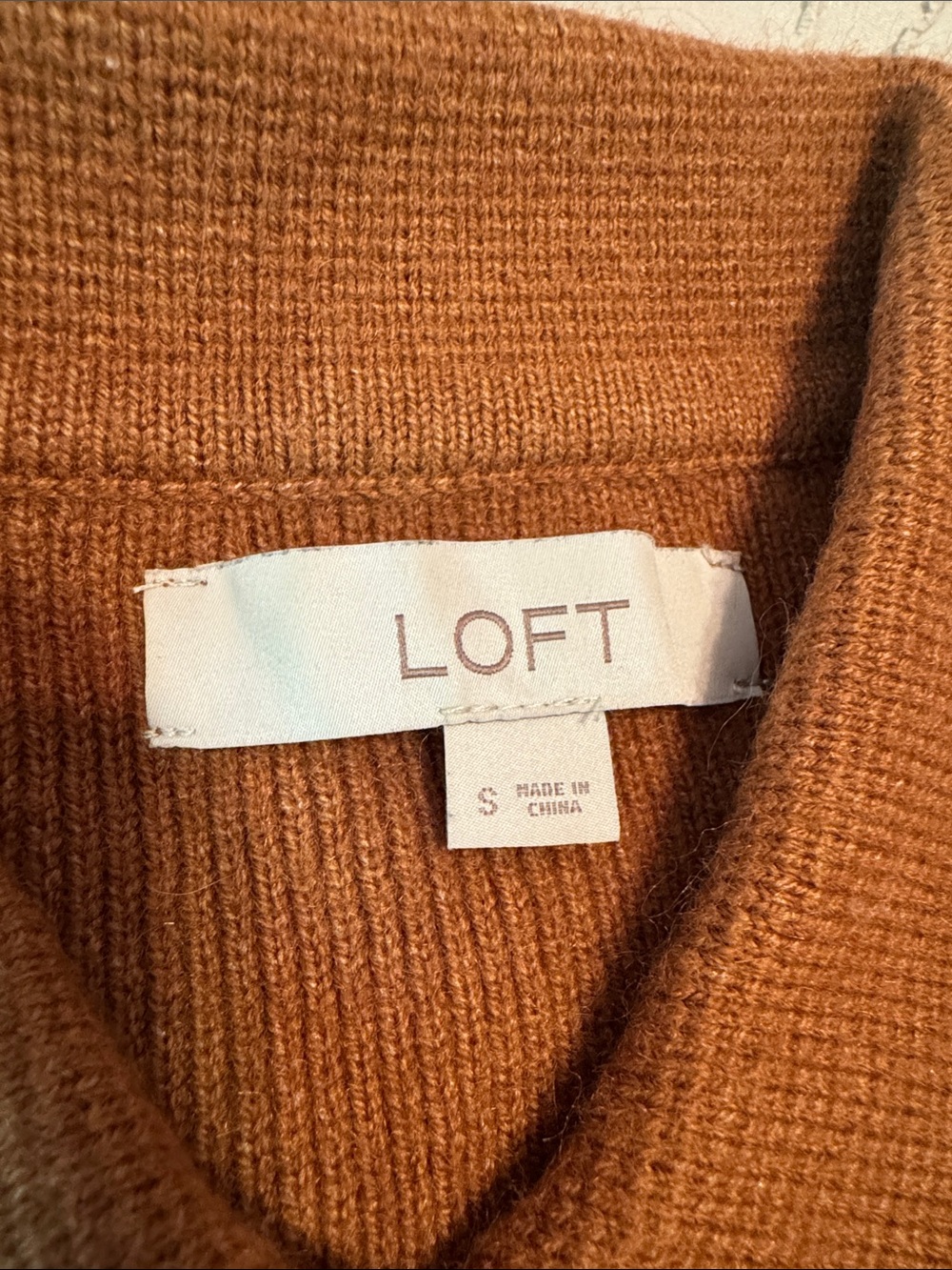 LOFT Chest-Pocket Knit Jacket in Cocoa Brown - Picture 3 of 6